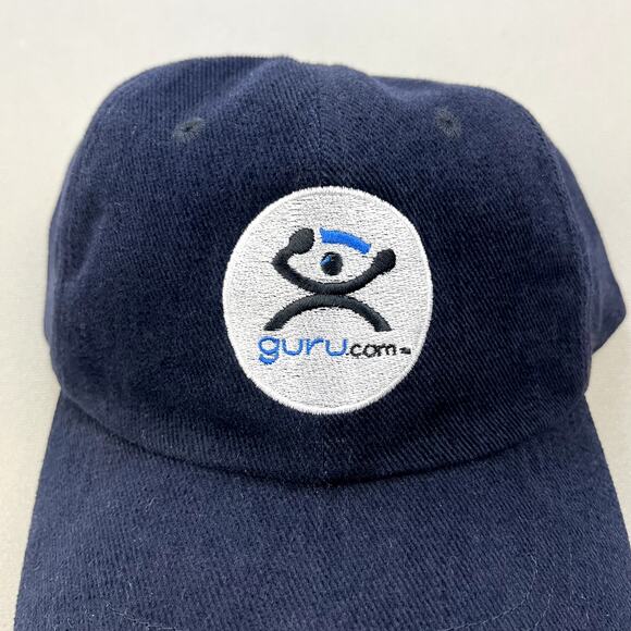 Vintage Tech Software Hat Cap Strapback Black Guru Web PC Skater Adjustable y2k - Picture 3 of 7